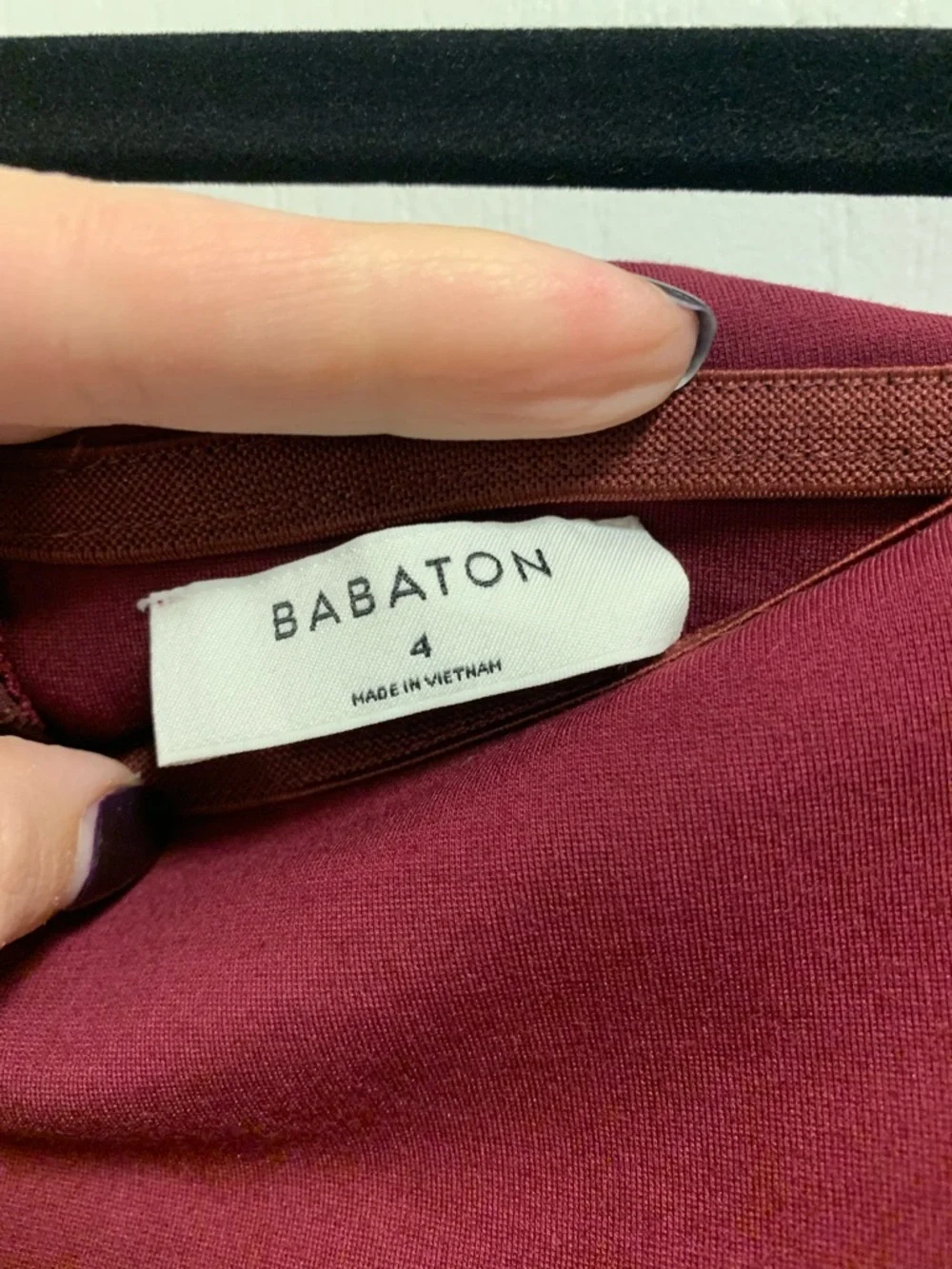 Babaton Ruslan Dress - Raspberry colour - Picture 5 of 6